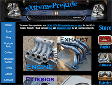 Tablet Screenshot of extremeprelude.com